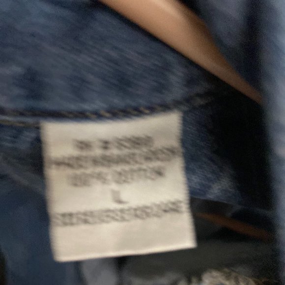 Womens Chase Authentics Dale Earnhart  Denim vest size large - Picture 6 of 6